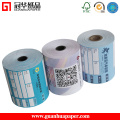 ISO 3 Colors Logo Printed Thermal Paper on Back Paper